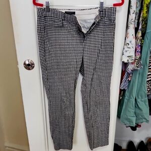 Black and White Houndstooth Pants